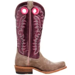 Ariat Women's Futurity Smokey Roughout/ Wine Patent 13 In Top Boot -Cowboy Essentials Shop 10047069 04