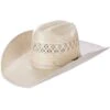 American Hats Two-Toned Vented Tan And Ivory Straw Cowboy Hat -Cowboy Essentials Shop 103639 default l