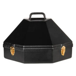 Hat Cans By Formco Black Buckaroo Hat Can 5in. Brim