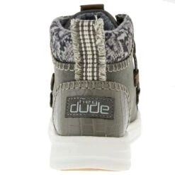 Heydude Women`s Hey Dude Eloise Recycled Leather Granite Casual -Cowboy Essentials Shop 121893390 04