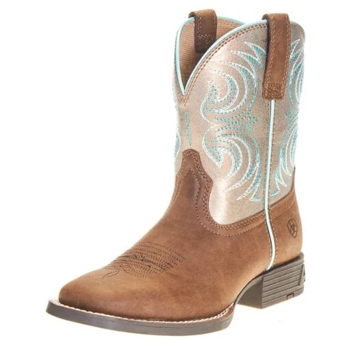 Ariat Youth Metallic Bronze Cowboy Boot -Cowboy Essentials Shop 138184 default l