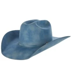 Jw Brooks Custom Hats 50X Robins Egg Smoke 4 1/4in. Brim Felt Cowboy Hat