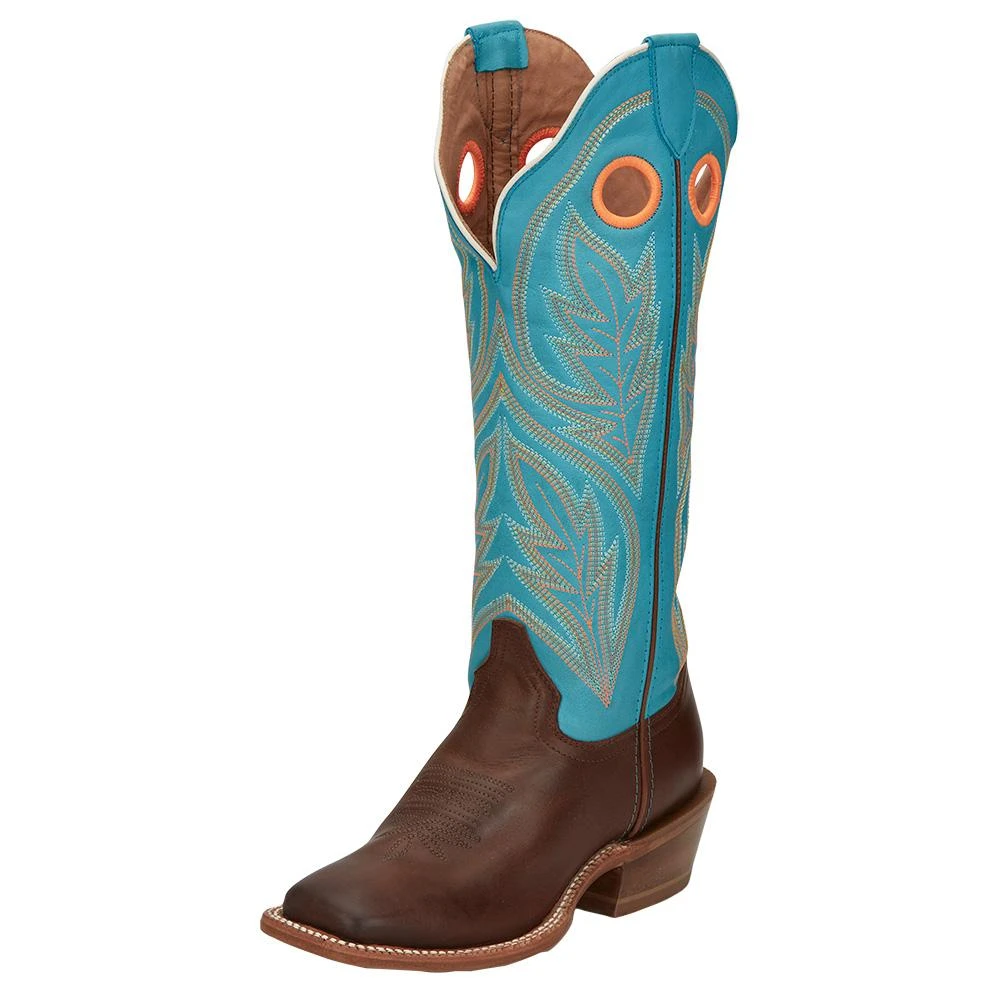 Tony Lama Women's Umber Brown Emmeline 15in. Buckaroo Cowgirl Boots 3 Tony Lama Women's Umber Brown Emmeline 15in. Buckaroo Cowgirl Boots