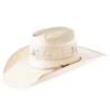 American Hats AHC JC4200 2 Cord Champagne Band 4 1/4in. Brim Open Crown Straw Cowboy Hat -Cowboy Essentials Shop 149031 default l