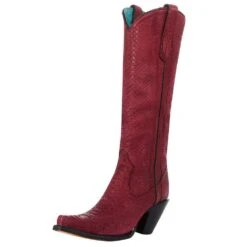 Corral Women`s Red Python 15in. Top Boot