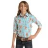 Girl's Panhandle Rodeo Poster Print Snap Shirt -Cowboy Essentials Shop 152386 default l