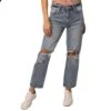 Dear John Denim Inc Women's Jodi Super High Rise Cropped Straight Jeans -Cowboy Essentials Shop 155380 default l
