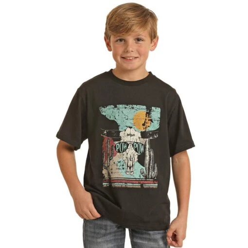 Rock & Roll Denim Boys Dale Graphic Tee -Cowboy Essentials Shop 156371 default l