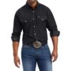 Relentless By Ariat Men's Resilient Stretch Classic Fit Snap Shirt -Cowboy Essentials Shop 157609 default l