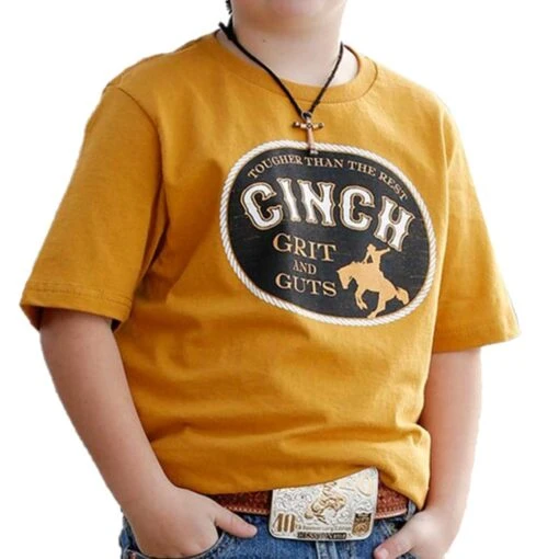 Cinch Boy' S Grit And Guts Tee -Cowboy Essentials Shop 162523 default l