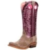 Ariat Women's Futurity Smokey Roughout/ Wine Patent 13 In Top Boot -Cowboy Essentials Shop 164360 default l