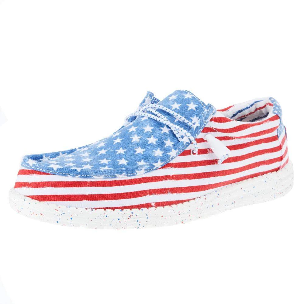 Heydude Men's Hey Dude Wally Patriotic Stars And Stripes Casual 3 Heydude Men's Hey Dude Wally Patriotic Stars And Stripes Casual