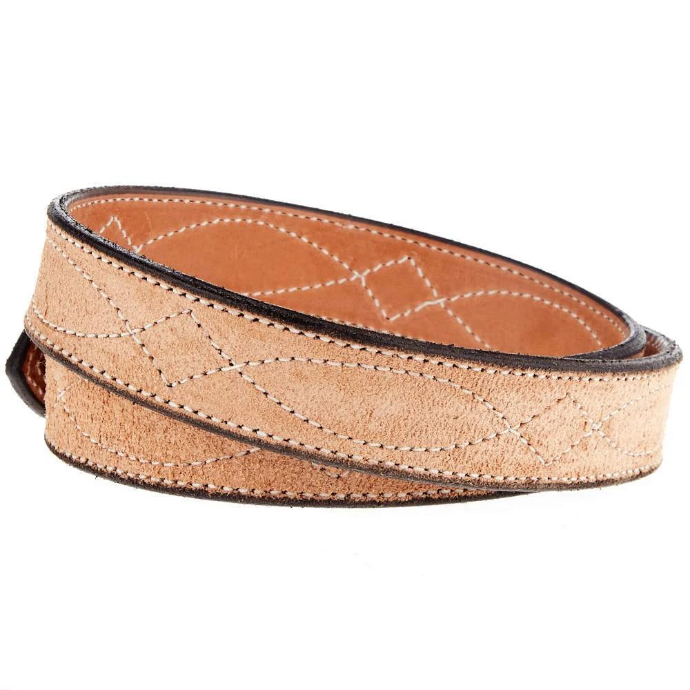 Texas Saddlery Men's Rough Out Figure Eight Stitch Belt 4 Texas Saddlery Men's Rough Out Figure Eight Stitch Belt - Image 2