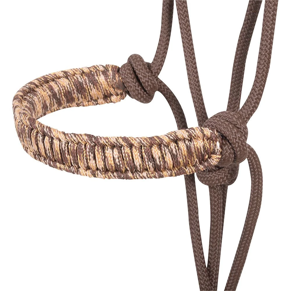 Cashel Company Brown Paracord Rope Nose Halter 3 Cashel Company Brown Paracord Rope Nose Halter