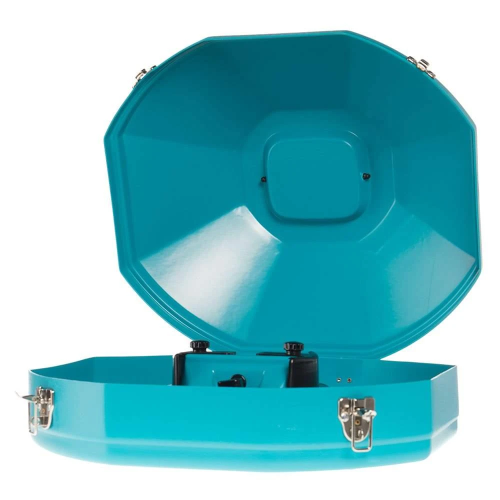 Hat Cans By Formco Electric Blue Stackable Western Hat Can 4 Hat Cans By Formco Electric Blue Stackable Western Hat Can - Image 2