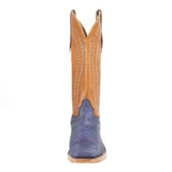 Rios Of Mercedes Men`s Olathe RR Royal Blue Wyoming 15` Vanilla Navajo Bison Top Cowboy Boot -Cowboy Essentials Shop 256890 2