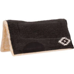 Mustang Black Countoured Navajo Pony Saddle Pad