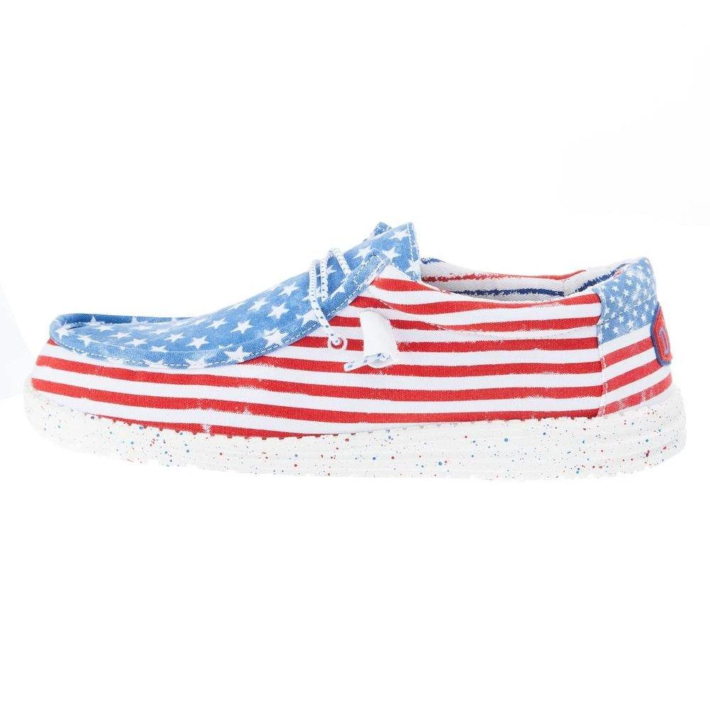 Heydude Men's Hey Dude Wally Patriotic Stars And Stripes Casual 5 Heydude Men's Hey Dude Wally Patriotic Stars And Stripes Casual - Image 3