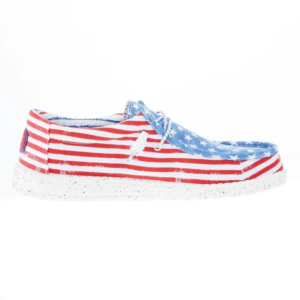 Heydude Men's Hey Dude Wally Patriotic Stars And Stripes Casual 7 Heydude Men's Hey Dude Wally Patriotic Stars And Stripes Casual - Image 5