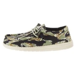 Heydude Men's Hey Dude Wally Tiger Camo Casual Shoe -Cowboy Essentials Shop 40004 9CJ 03