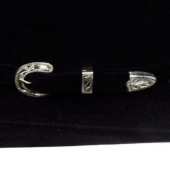 American Hats AHC 40X Rancher Crease Black Self Band 4 1/2in. Brim Felt Cowboy Hat -Cowboy Essentials Shop 40XRCBLKS45 4