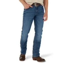 Wrangler Men's Retro 77 Slim Jeans -Cowboy Essentials Shop 77MWZMP 3