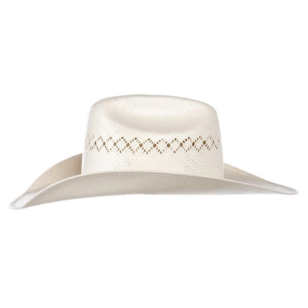 American Hats Ivory 8400 4 1/4in. Brim Rancher Crease Straw Cowboy Hat 5 American Hats Ivory 8400 4 1/4in. Brim Rancher Crease Straw Cowboy Hat - Image 3