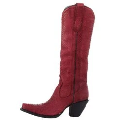 Corral Women`s Red Python 15in. Top Boot -Cowboy Essentials Shop A4194 3