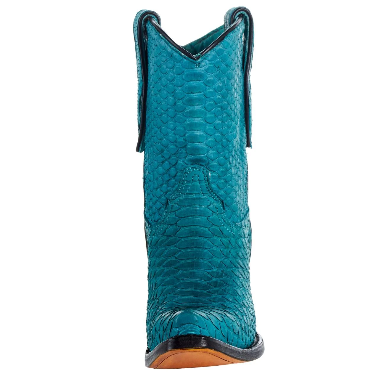 Corral Women`s Turquoise Python 8in. Top Boot 4 Corral Women`s Turquoise Python 8in. Top Boot - Image 2