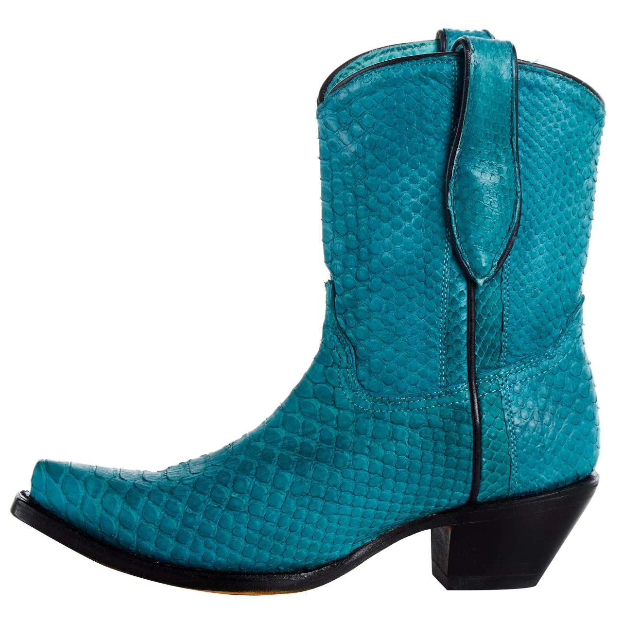 Corral Women`s Turquoise Python 8in. Top Boot 5 Corral Women`s Turquoise Python 8in. Top Boot - Image 3