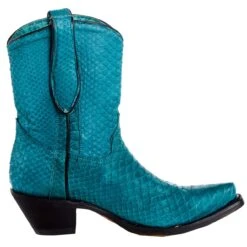 Corral Women`s Turquoise Python 8in. Top Boot 11 Corral Women`s Turquoise Python 8in. Top Boot -Cowboy Essentials Shop A4196 05