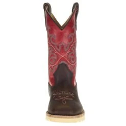 Old West Children's Brown Rugby Grenadine Red Boot -Cowboy Essentials Shop BCS1951 1