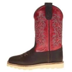 Old West Children's Brown Rugby Grenadine Red Boot -Cowboy Essentials Shop BCS1951 2