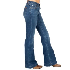 7 For All Mankind Women's Mankind Medium Melrose Dojo -Cowboy Essentials Shop EW115Y912B 2