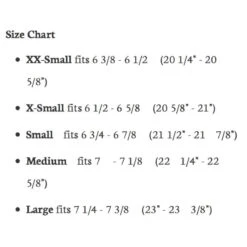 Resistol Ridesafe Felt Cowboy Hat -Cowboy Essentials Shop HFRIDE 02407 size 20chart