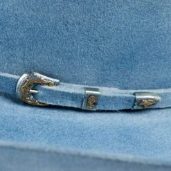 Jw Brooks Custom Hats 50X Robins Egg Smoke 4 1/4in. Brim Felt Cowboy Hat -Cowboy Essentials Shop JWB 50XRBESMK42 2