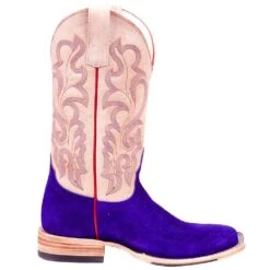 Macie Bean Women's Top Hand Bean Purple Suede Cowgirl Boot -Cowboy Essentials Shop M2026 5