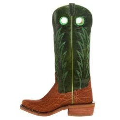 Rios Of Mercedes Men`s Brick Oiled Elephant 15in. Jade Navajo Bison Top Cutter Toe Boot -Cowboy Essentials Shop R9031 3