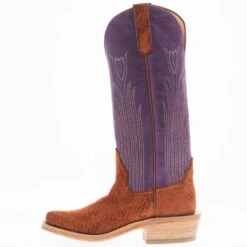 Rios Of Mercedes Women's Rust Carpincho Violet Buffamonte Top Boot -Cowboy Essentials Shop RIOS 106 03