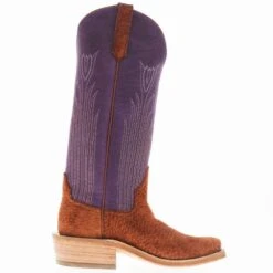 Rios Of Mercedes Women's Rust Carpincho Violet Buffamonte Top Boot -Cowboy Essentials Shop RIOS 106 05