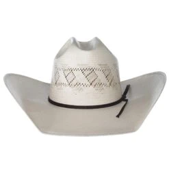 Rodeo King Ivory The Wind Shantung 4 1/2in. Brim Open Crown Straw Cowboy Hat -Cowboy Essentials Shop RK318 2