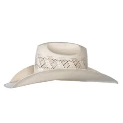 Rodeo King Ivory The Wind Shantung 4 1/2in. Brim Open Crown Straw Cowboy Hat -Cowboy Essentials Shop RK318 3