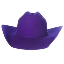 Rodeo King 7X Purple Self Band 4 1/4in. Brim Open Crown Felt Cowboy Hat 10 Rodeo King 7X Purple Self Band 4 1/4in. Brim Open Crown Felt Cowboy Hat -Cowboy Essentials Shop RK457 4