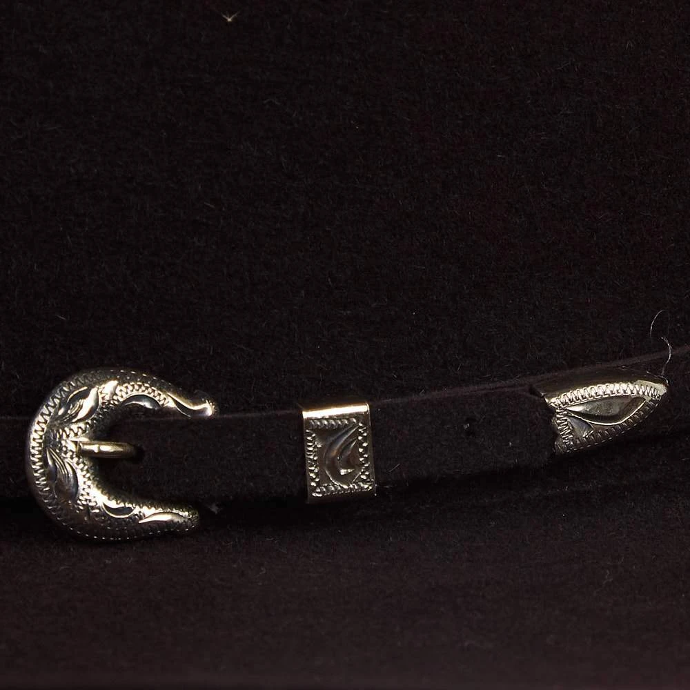 Rodeo King 10X Black Cherry 4 1/2in. Brim Self Band Open Crown Felt Cowboy Hat 4 Rodeo King 10X Black Cherry 4 1/2in. Brim Self Band Open Crown Felt Cowboy Hat - Image 2