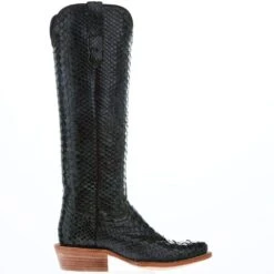 R Watson Boots Women's Dark Green Python 17 In Top Cowgirl Boot -Cowboy Essentials Shop RWL7215 1 03