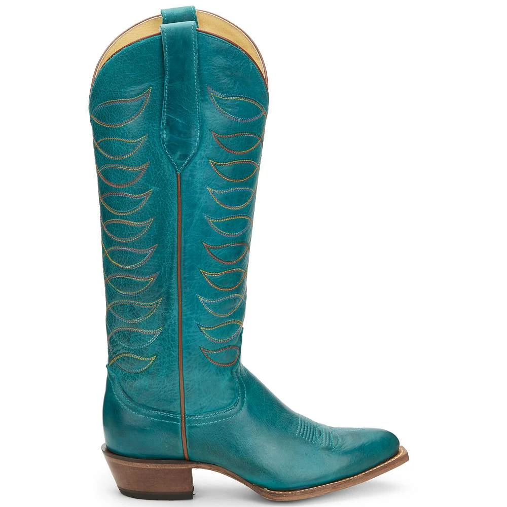Justin Boots Women's Whitley Vintage Turquoise Justin Cowgirl Boots 7 Justin Boots Women's Whitley Vintage Turquoise Justin Cowgirl Boots - Image 5