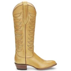 Justin Boots Women's Whitley Antique Yellow Vintage Justin Cowgirl Boots -Cowboy Essentials Shop vn4462 4